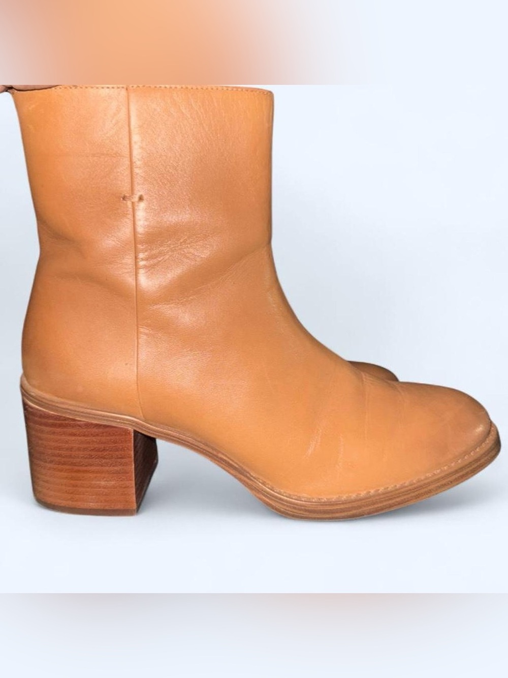 Vince Camuto - Zerosh - Tan Leather Ankle Boots